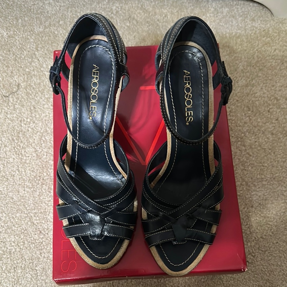 Aerosoles Black Women's Sandals